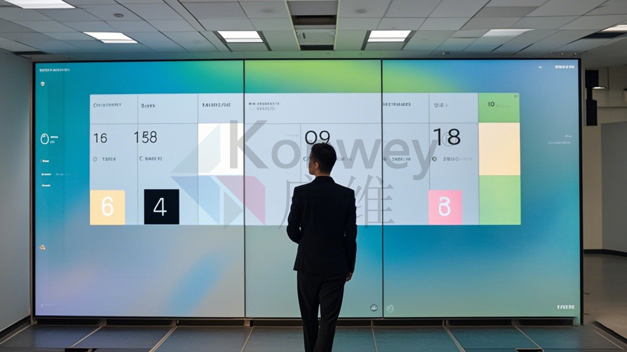 康維偉業(yè)拼接屏：開啟大屏觸摸交互新時(shí)代