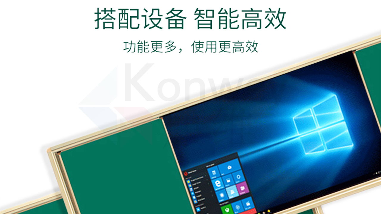 康維偉業(yè)：推拉綠板搭配一體機(jī)的卓越創(chuàng)新