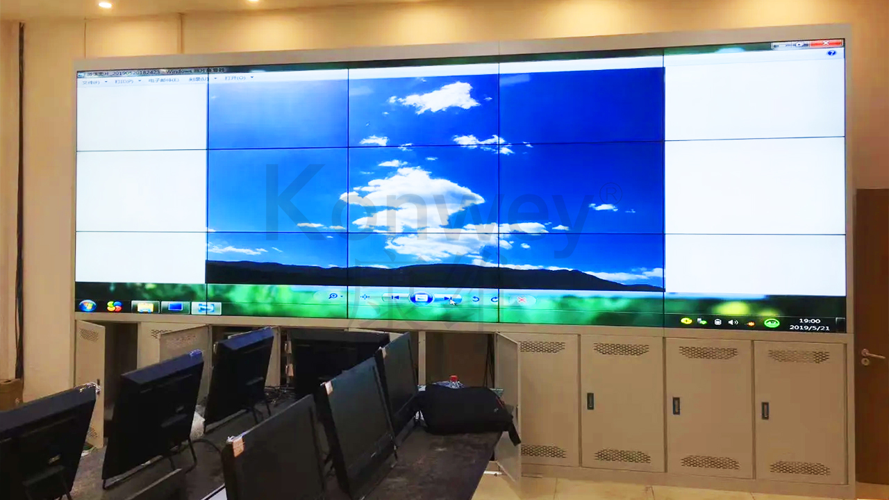 康維偉業(yè) LCD 拼接屏：點亮深圳監(jiān)控新視界