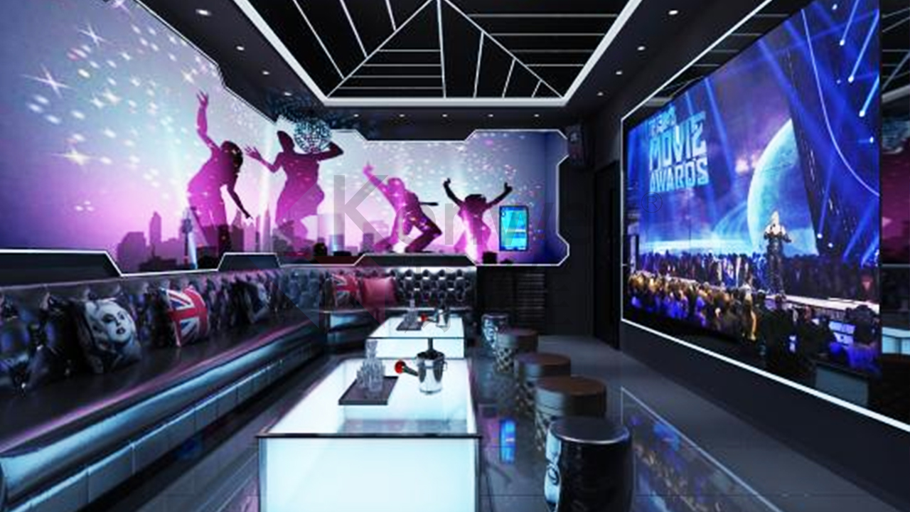 康維偉業(yè) LED 拼接屏：點(diǎn)亮 KTV 娛樂新視界