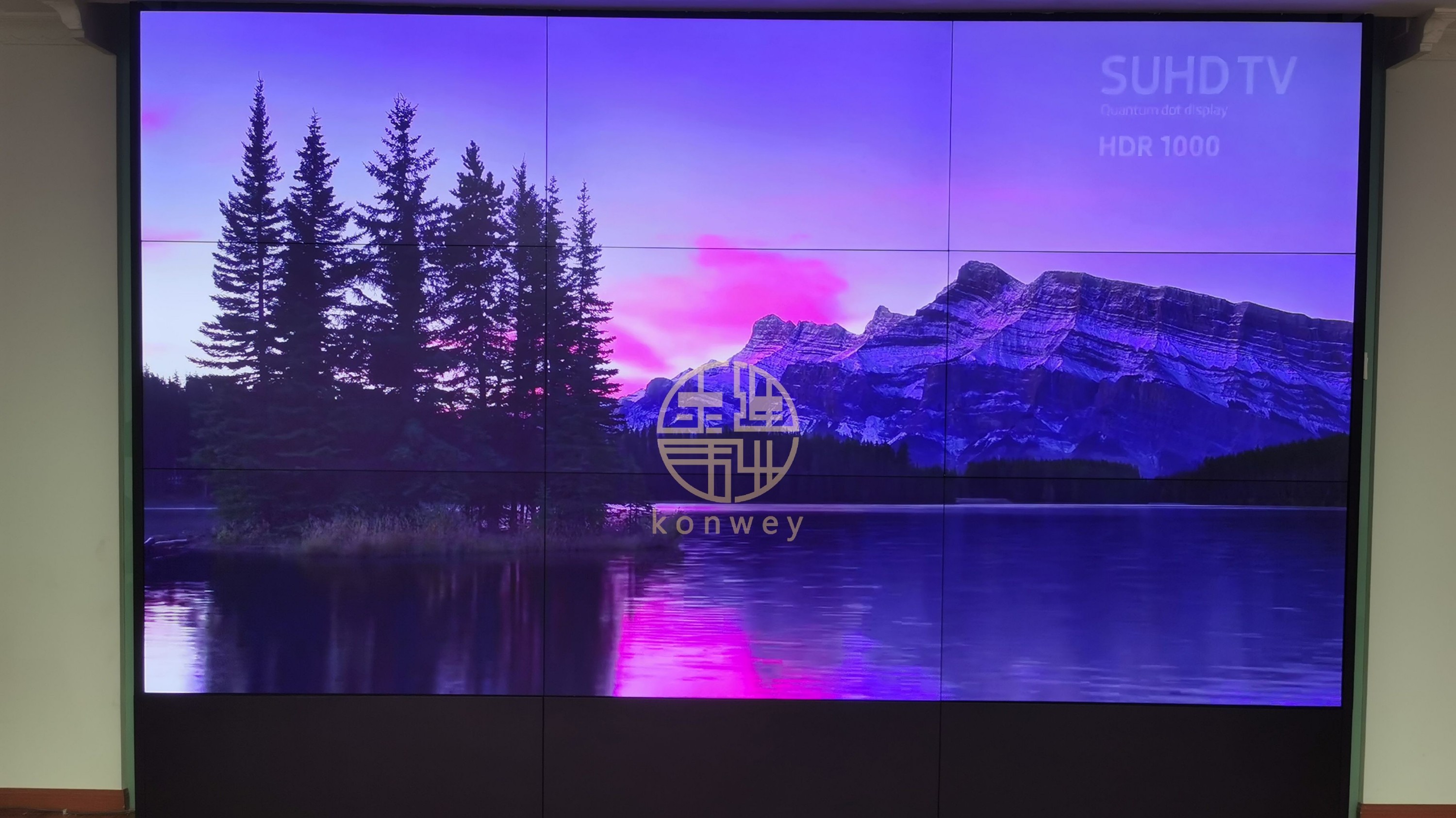 上海市徐匯區(qū)雷允上藥業(yè)拼接屏項(xiàng)目3*3 55寸0.88mm