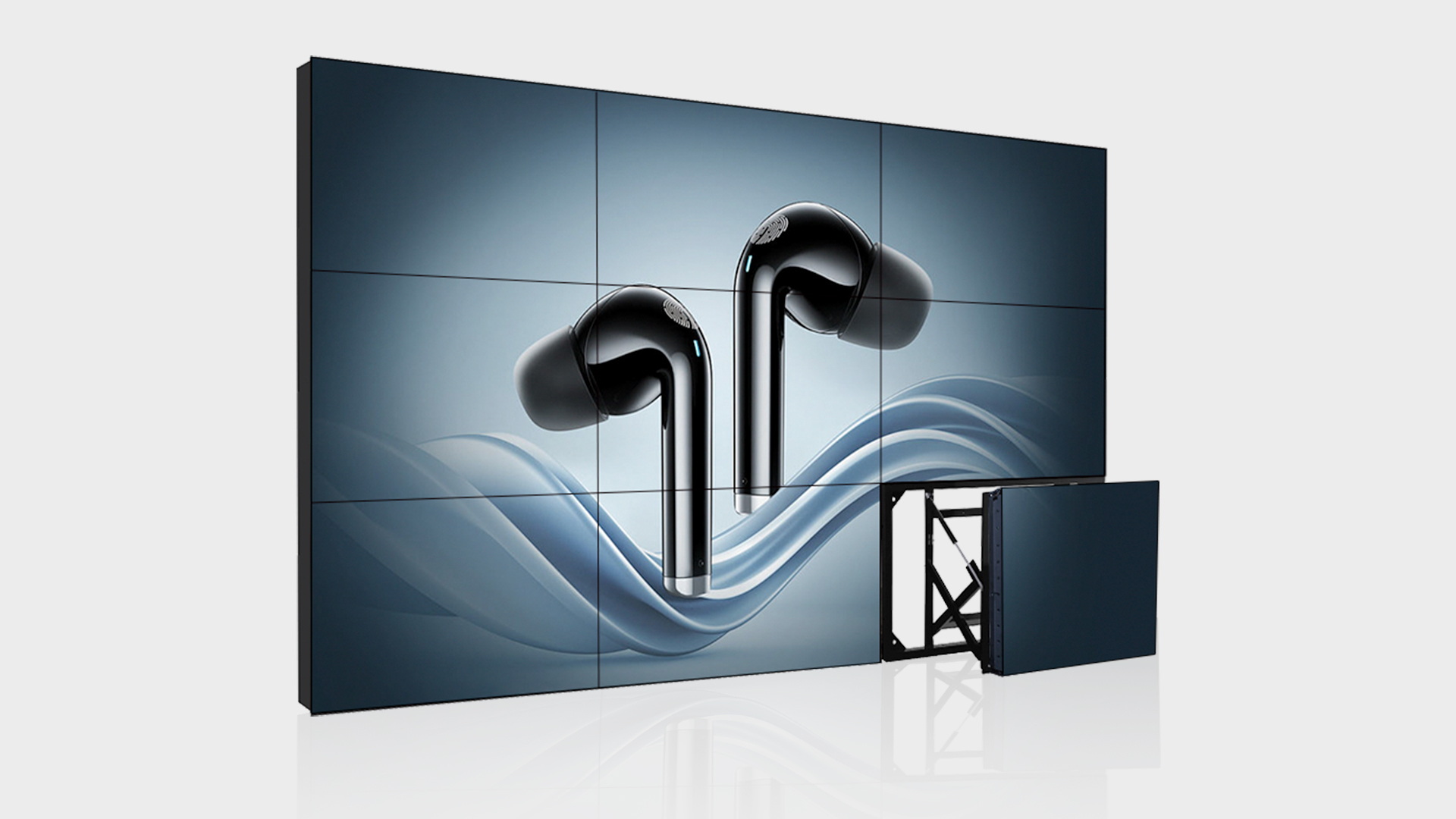 液晶拼接屏無畫面顯示，圖像顯示不清楚怎么處理？