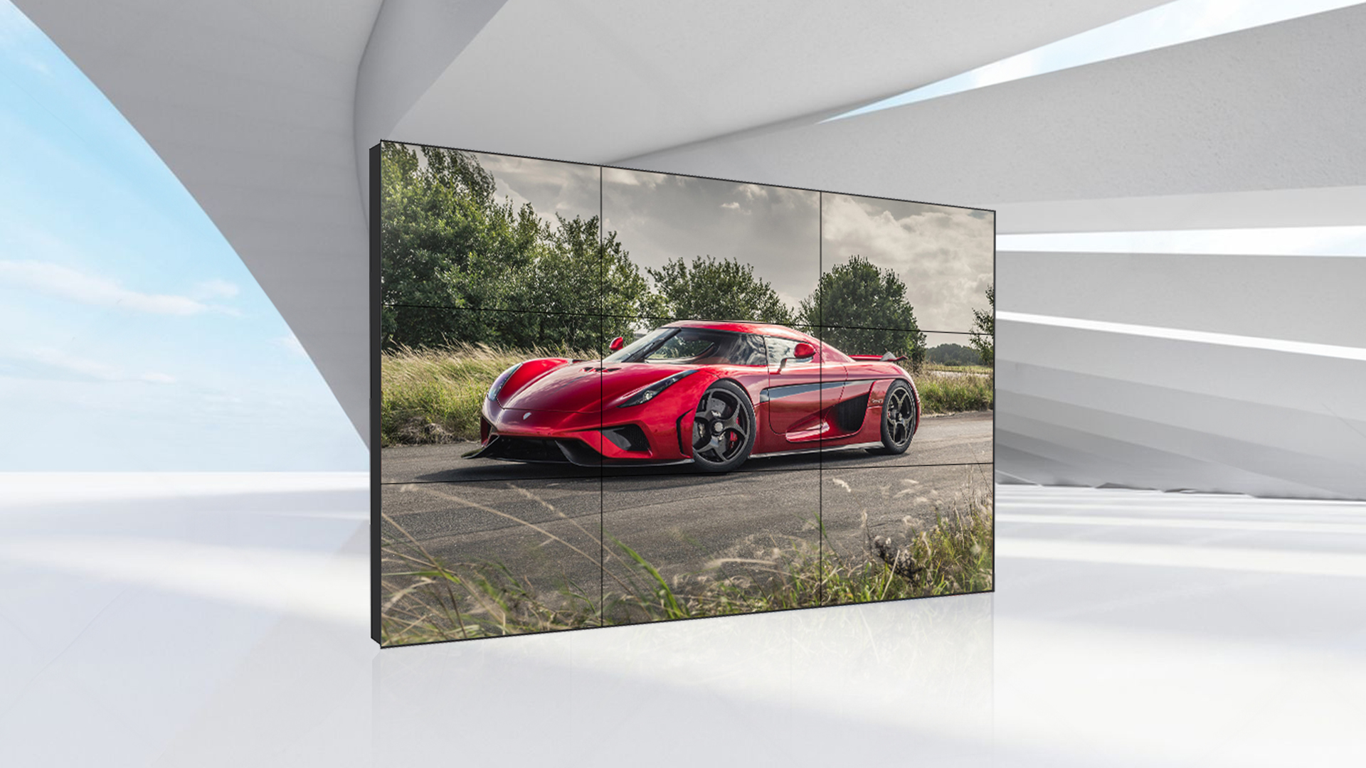 液晶拼接屏的無(wú)邊框效果是如何實(shí)現(xiàn)的？