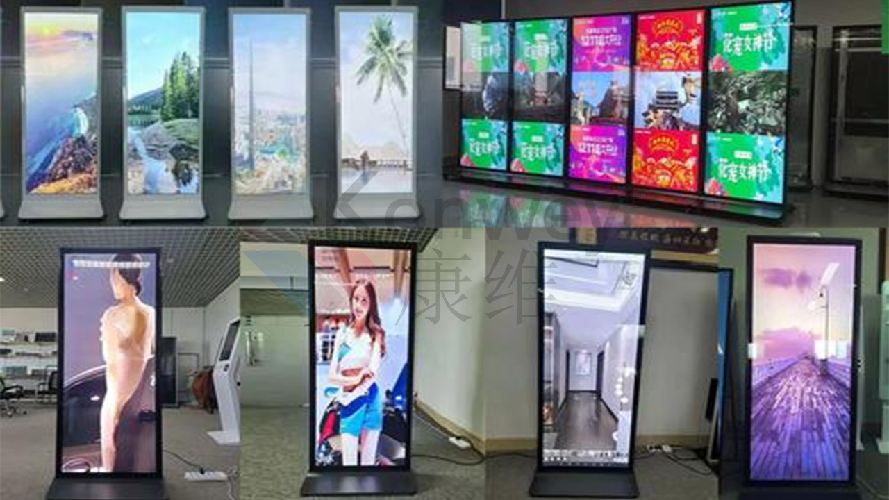 科技賦能時尚，康維偉業(yè)廣告機助力深圳服裝公司新品綻放