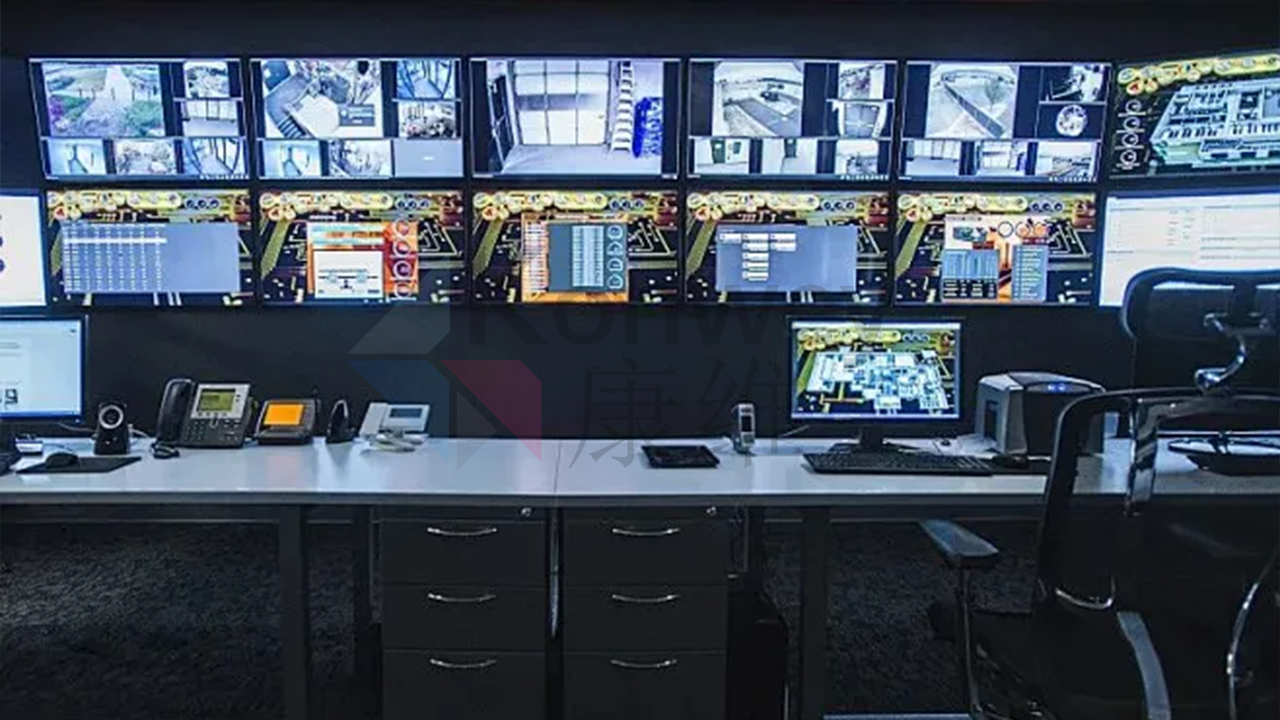 深圳某中學監(jiān)控室 3×3 拼接屏安裝規(guī)劃設計