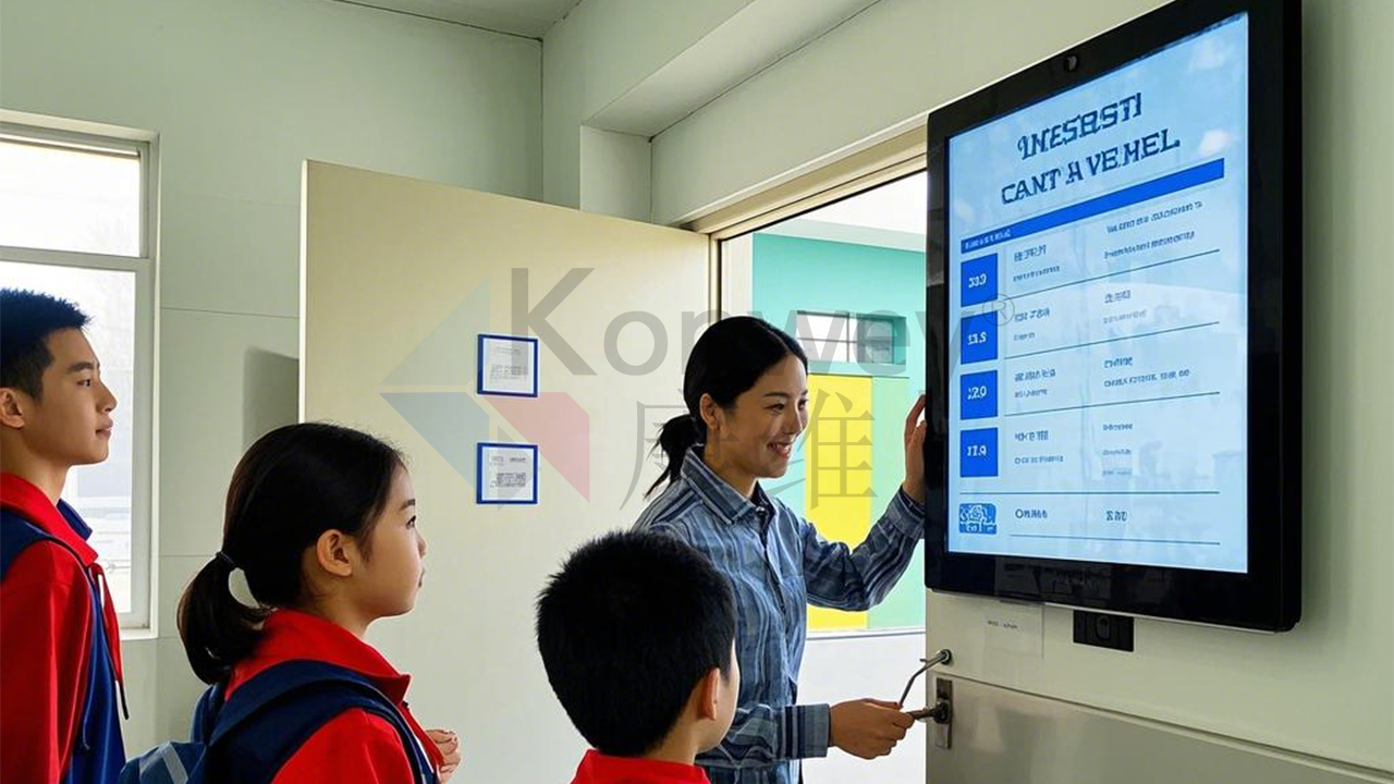 教育機(jī)構(gòu)引入康維偉業(yè)電子班牌：科技賦能教育?