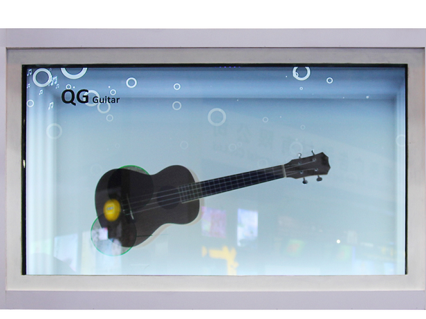 86寸觸摸透明液晶屏展示柜