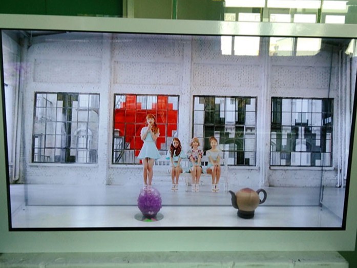 22寸簡易透明液晶屏展示柜 22寸簡易透明液晶屏展示柜