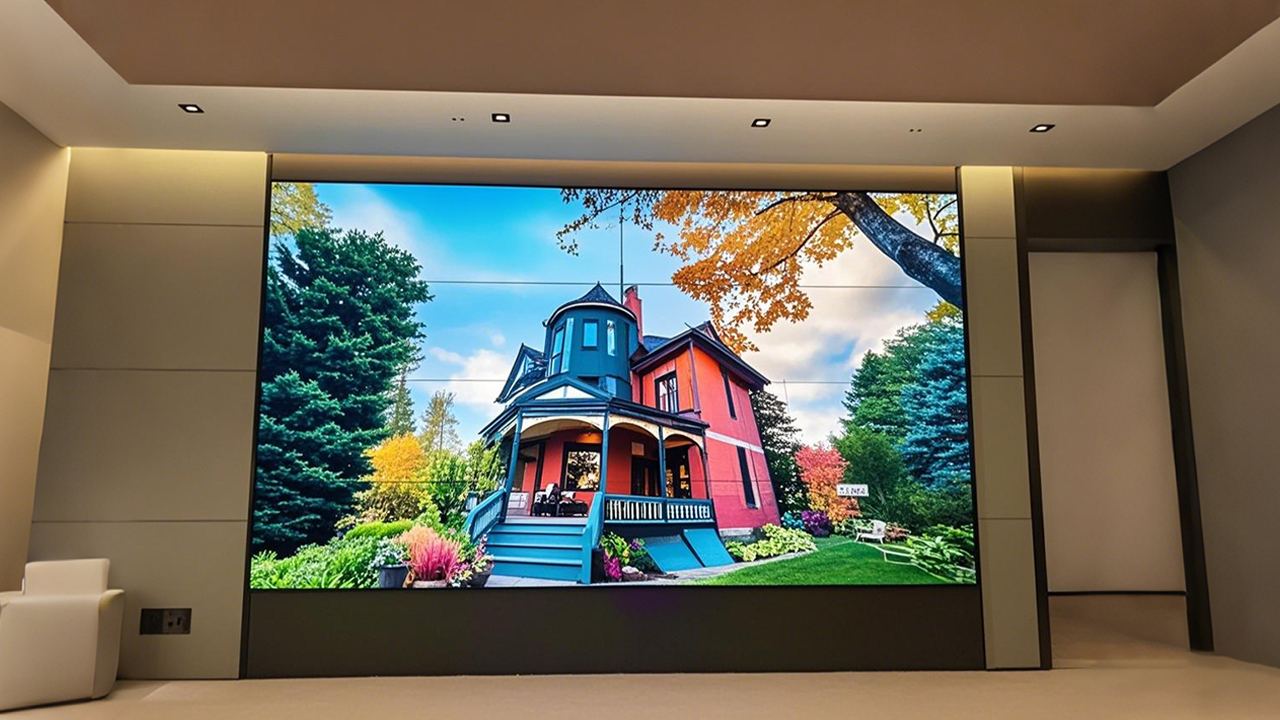 康維偉業(yè) 55 寸拼接屏：于澳門金融大堂走廊，繪就信息傳播綺夢(mèng)